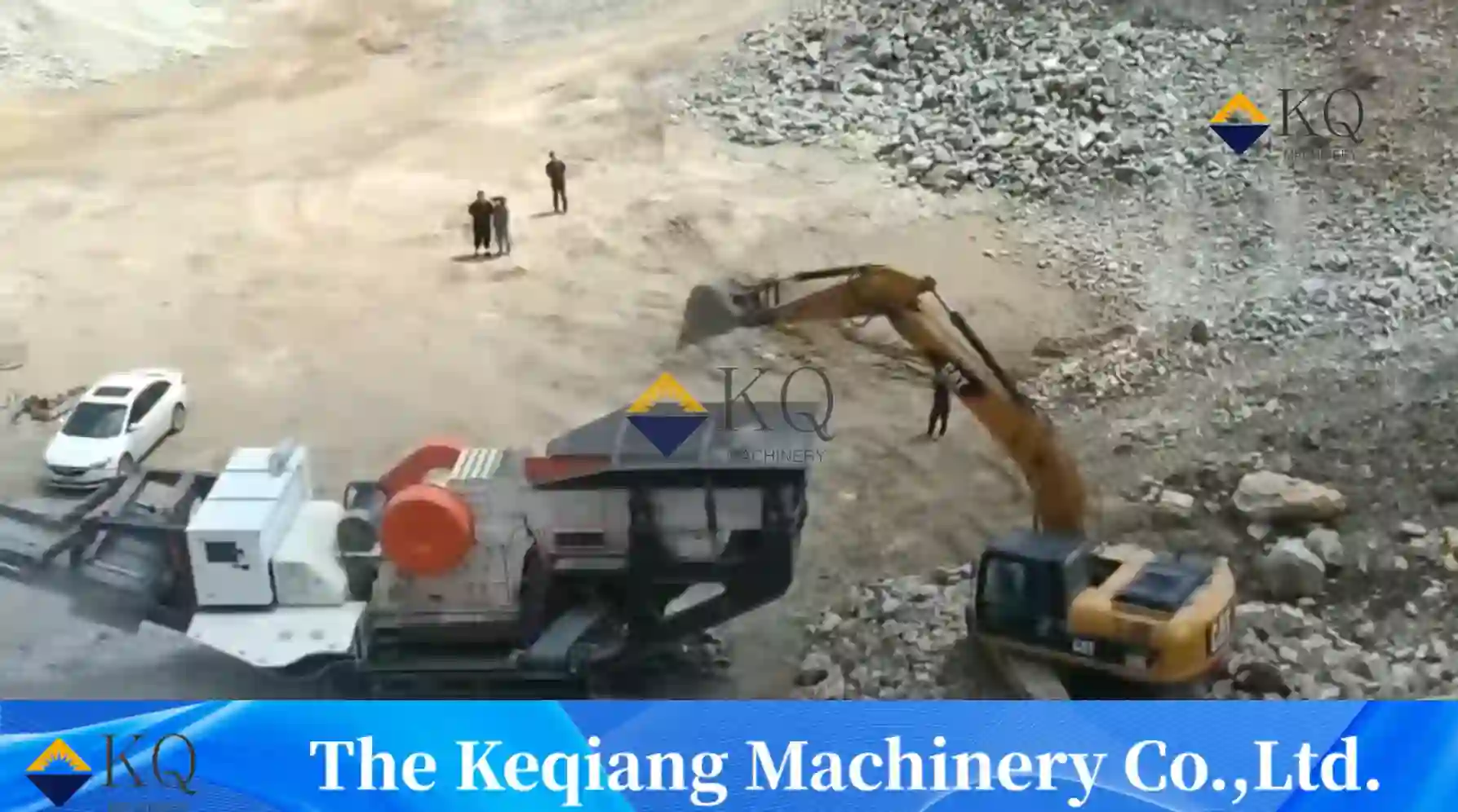200T/H Crawler-Mounted Mobile Crushing Plant in Peru
